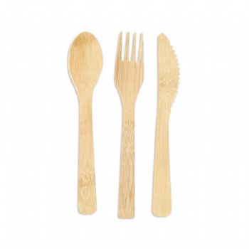  Bamboo Knife Fork and Spoon	